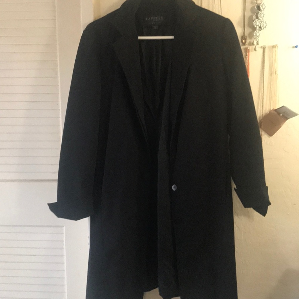 Black trench coat